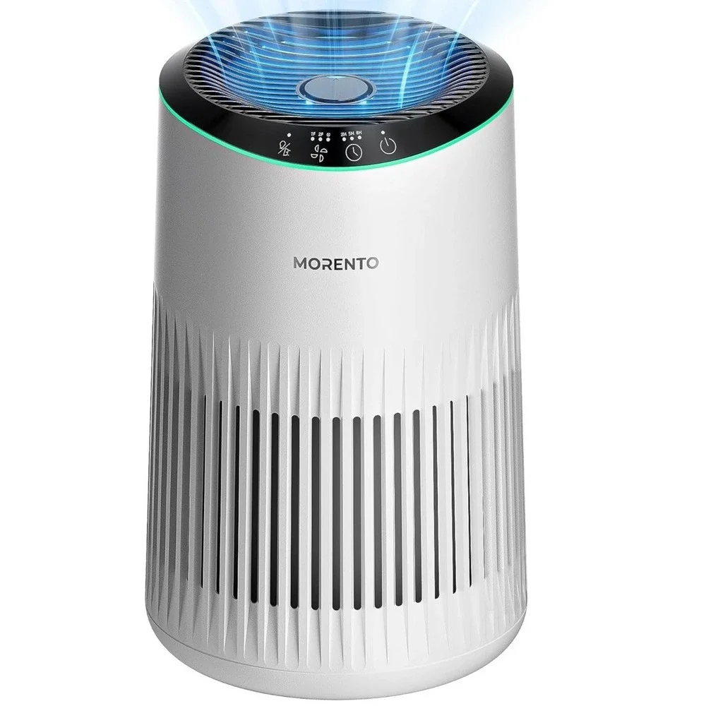 MORENTO Air Purifiers for Home, Air Purifier for Smoke Pet Dander Odors with ...